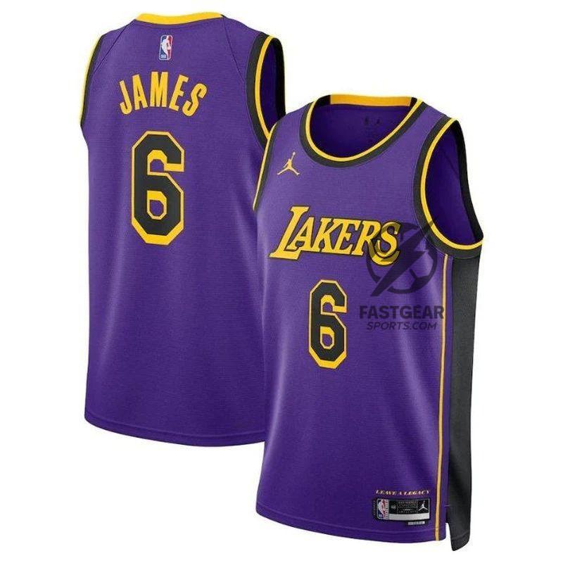 LeBron James Los Angeles Lakers 2023 Statement Edition NBA Jersey - Purple