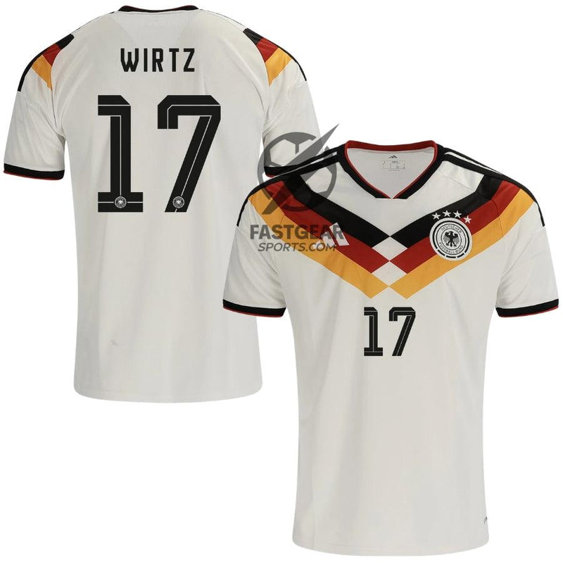 Germany Home Wirtz 17 Fan Jersey Shirt 2026 World Cup