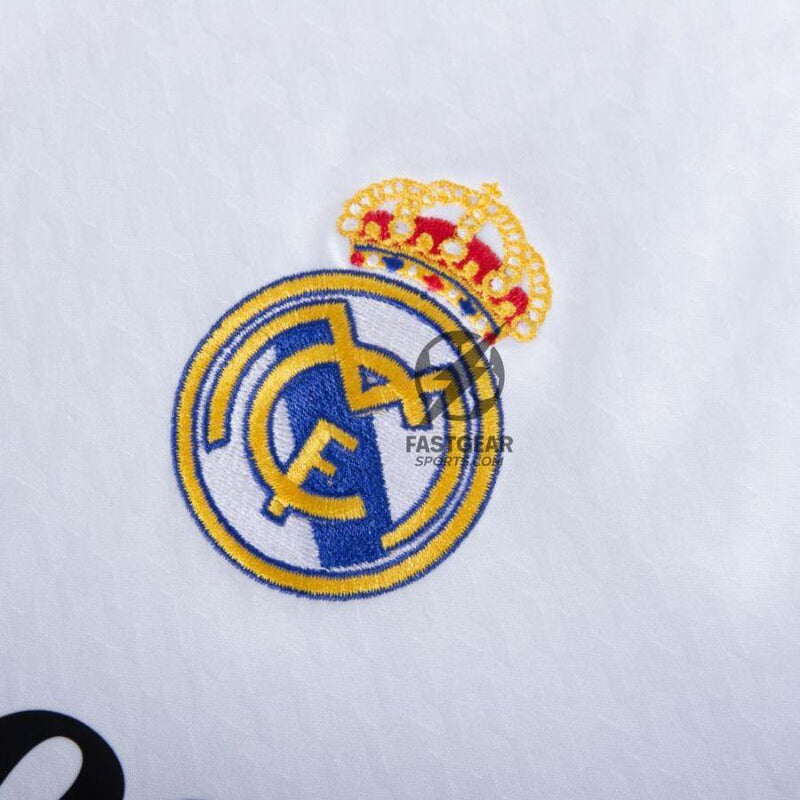 Real Madrid Modric 10 Home Fan Jersey 2024/25 Patches UCL UEFA Foundation (Official Printing)