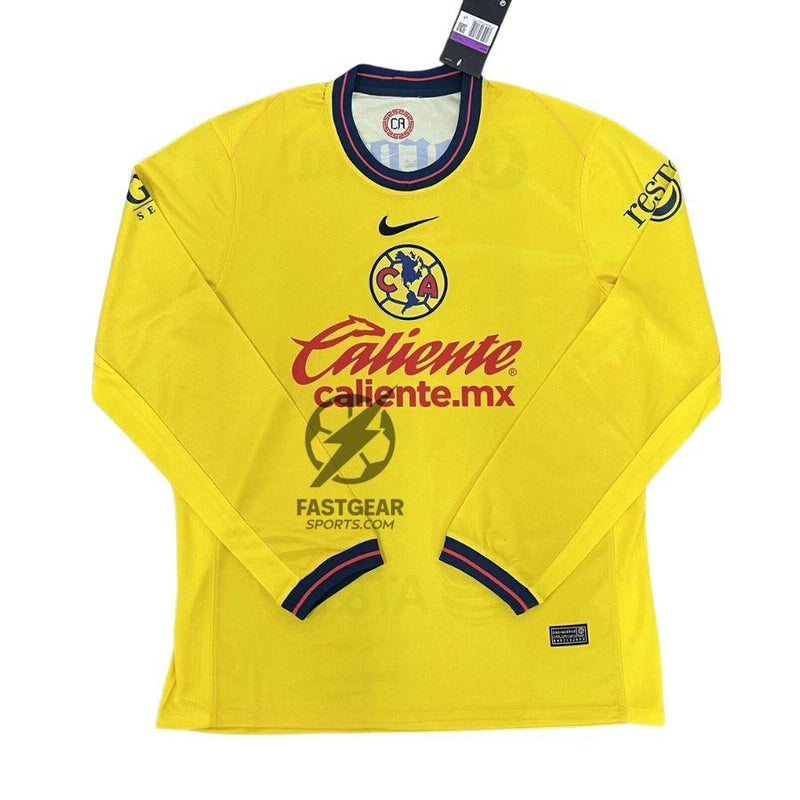 Club America Home Long Sleeve Fan Jersey 2024/25