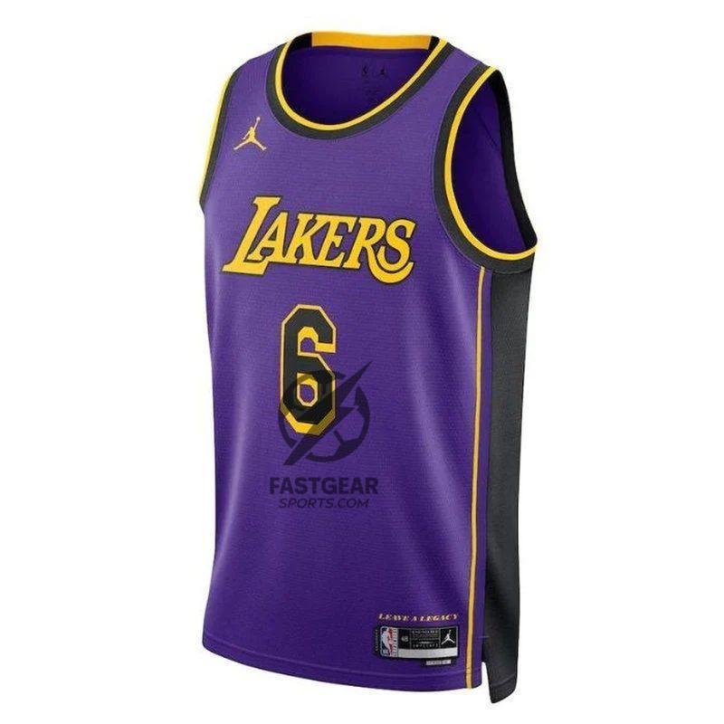 LeBron James Los Angeles Lakers 2023 Statement Edition NBA Jersey - Purple