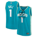 LaMelo Ball Charlotte Hornets Fanatics Branded unisex 23/24 Fast Break NBA Jersey - Teal - City Edition