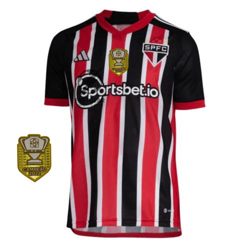 S?úo Paulo Away Jersey 2023/24 Patch Champion Copa do Brasil