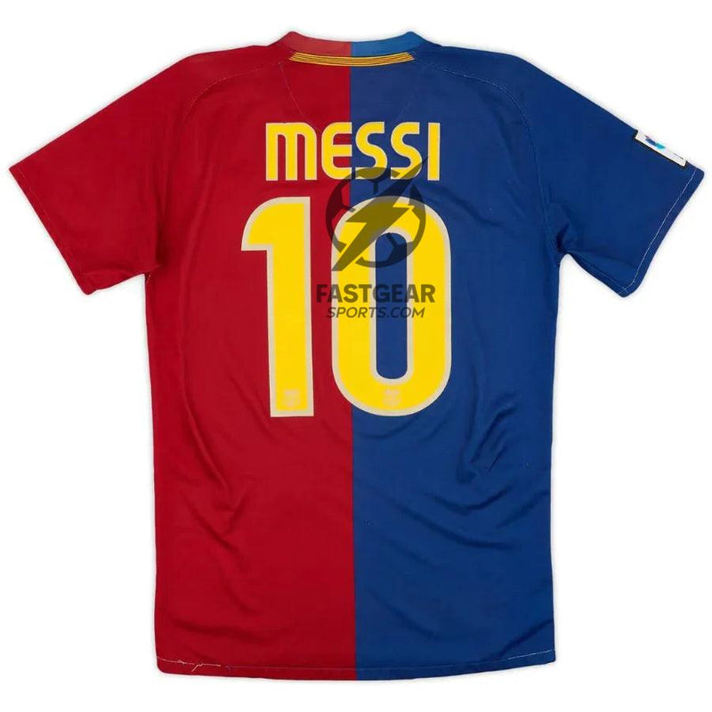 Messi #10 Barcelona Home Retro Jersey 2008/09