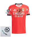 Benfica Home Fan Jersey 2025/26 Patches UCL + 10th Anniversary UEFA.