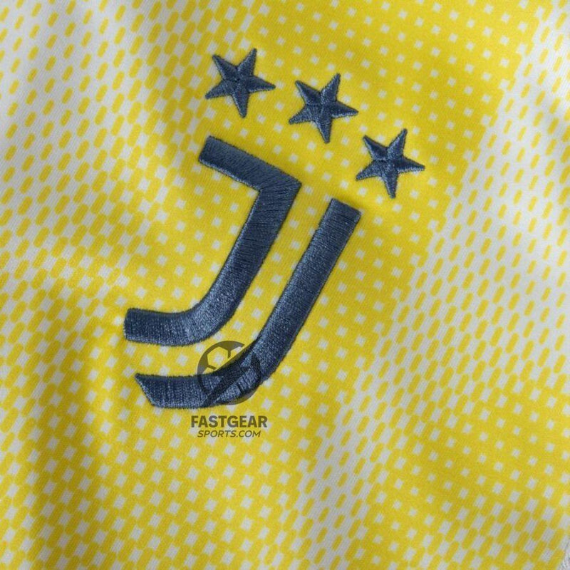 Juventus Yldiz 10 Away 2024/25 Patches UCL UEFA Foundation (Official Printing)