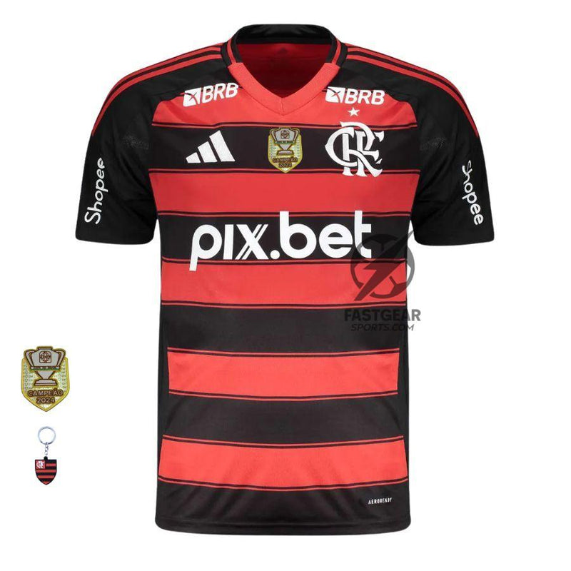 Flamengo De La Cruz 18 Home Fan Jersey 2025/26