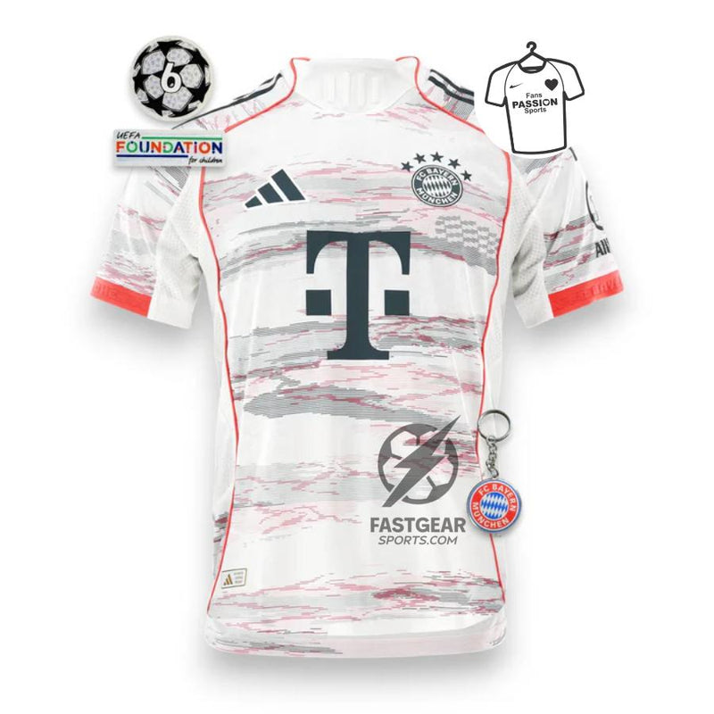 Bayern Munchen Away Fan Jersey 2025/26  Champions League Patch