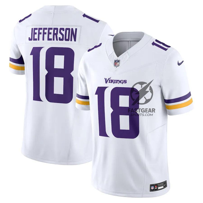 NFL Minnesota Vikings Away Justin Jefferson 18 Limited