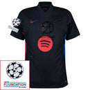 Barcelona Raphinha 11 Away Fan Jersey 2024/25 Patches UCL UEFA Foundation (Official Printing)