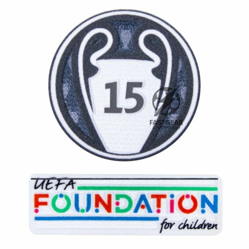 Real Madrid Mbappé 9 Home Fan Jersey 2024/25 Patches UCL UEFA Foundation (Official Printing)