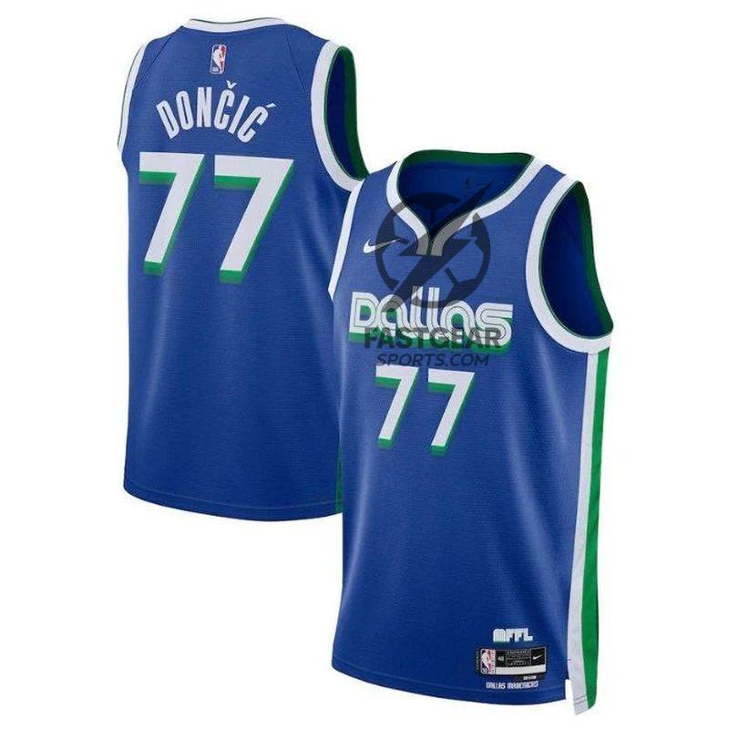 Luka Dončić - Dallas Mavericks Unisex 2023 NBA Jersey - City Edition - Blue