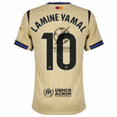 Barcelona Away Lamine Yamal 10 Fan Jersey 2025/26 Official Printing (La Liga)