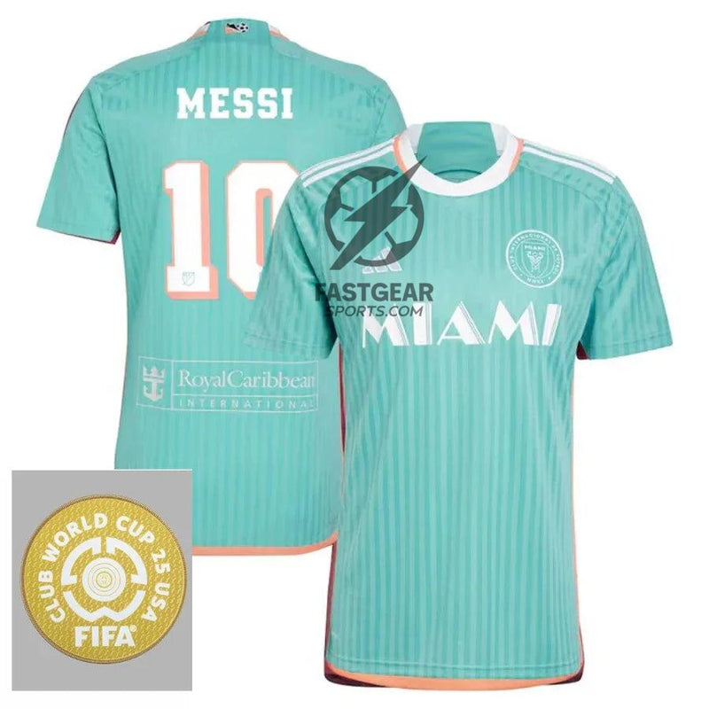 Inter Miami Messi 10 Third Fan Jersey 2024/25 Patch Club World Cup