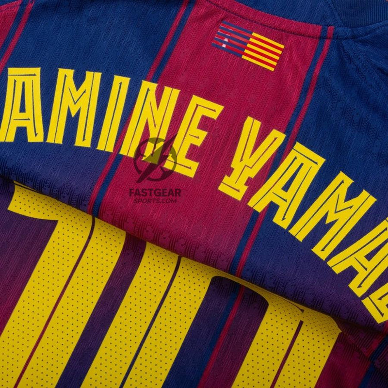 Barcelona Lamine Yamal 10 Home Authentic Player 2025/26 Dri-Fit ADV Match
