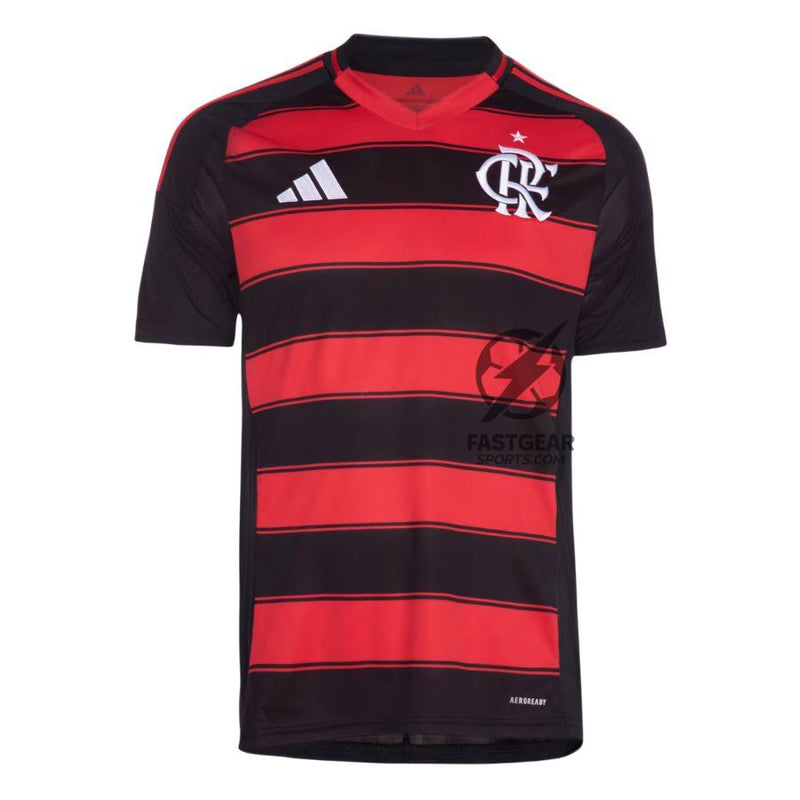 Kids Kit Flamengo Home Fan Jersey 2025/26