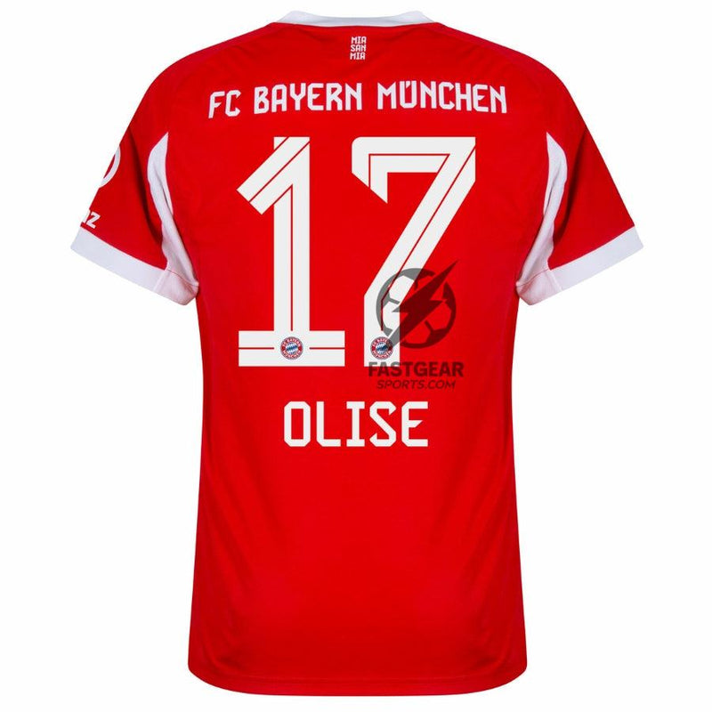 Bayern Munich Home Olise 17 Fan Jersey 2025/26