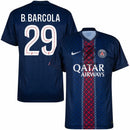 PSG Barcola 29 Home Fan Jersey 2025/26