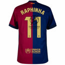 Barcelona Raphinha 11 Home Fan Jersey 2024/25