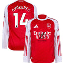 Arsenal Madueke 20 Home Long Sleeve Fan Jersey 2025/26