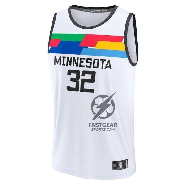 Karl-Anthony Towns Minnesota Timberwolves Unisex 2023 Fastbreak NBA Jersey - City Edition - White