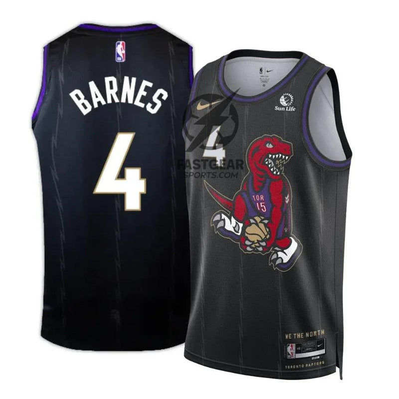Scottie Barnes 4 Toronto Raptors City Edition 24/25 NBA Jersey
