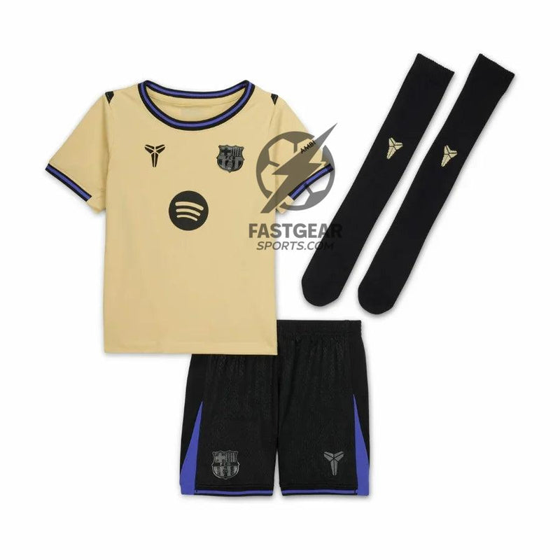 Kids KIT Barcelona Away Fan Jersey 2025/26