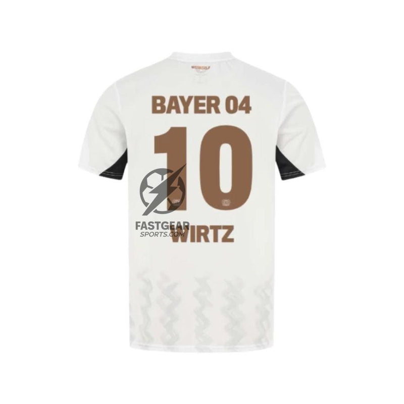 Bayer 04 Leverkusen Away Fan Jersey 2024/25 Patches UCL UEFA Foundation (Official Printing)