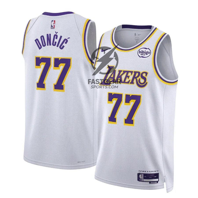 Luka Doncic 77 Los Angeles Lakers Association Edition NBA Jersey