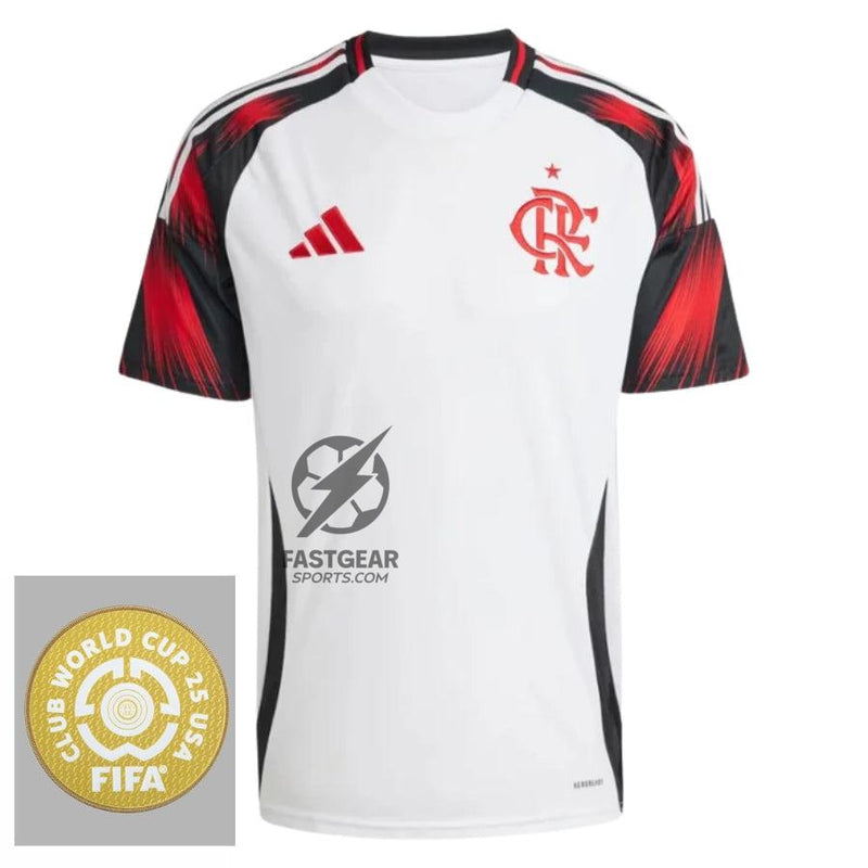 Flamengo Away Fan Jersey 2025/26 Patch Club World Cup