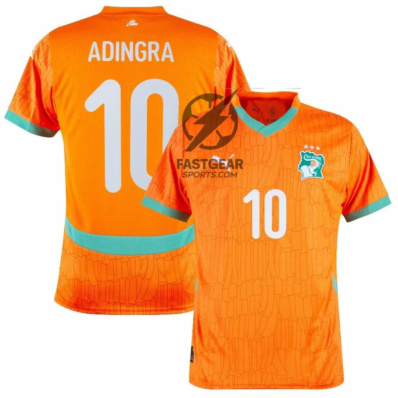 Ivory Coast Adingra 10 Home Fan Jersey 2025/26