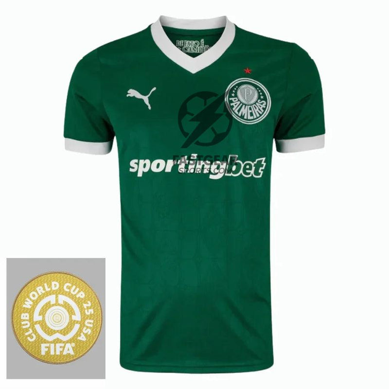 Palmeiras Home Fan Jersey 2025/26 Patch Club World Cup