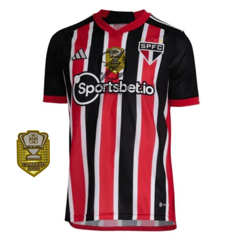 São Paulo Away Jersey 2023/24 Patch Champion Copa do Brasil