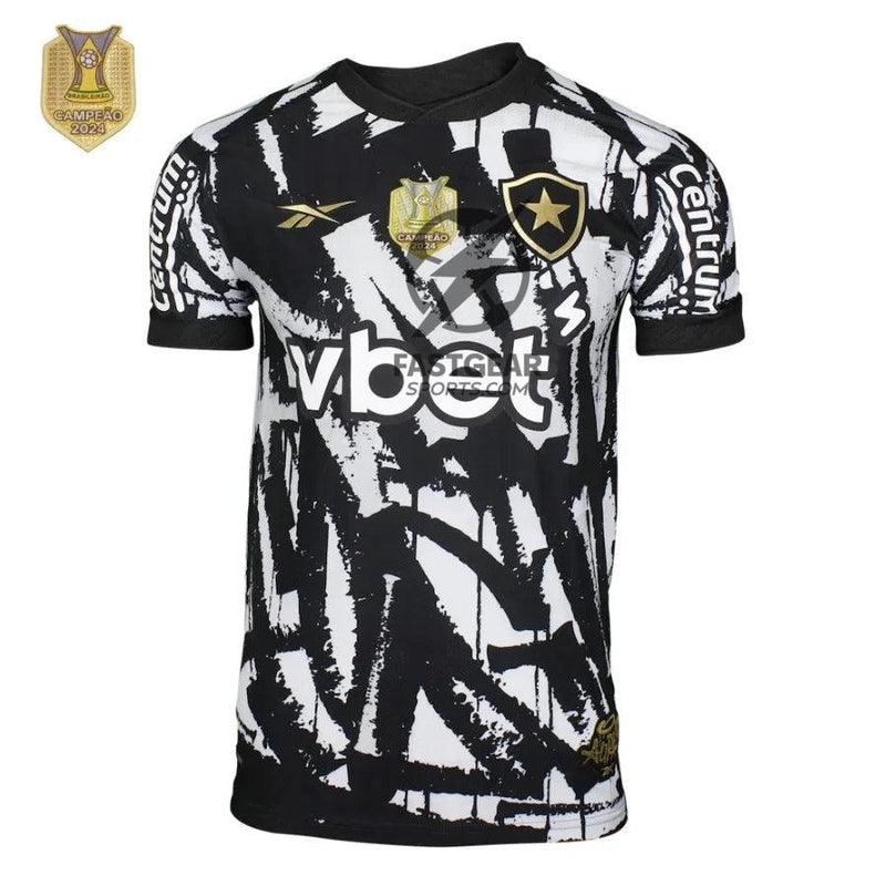 Botafogo Fourth Fan Jersey 2025/26 Patch Campeon
