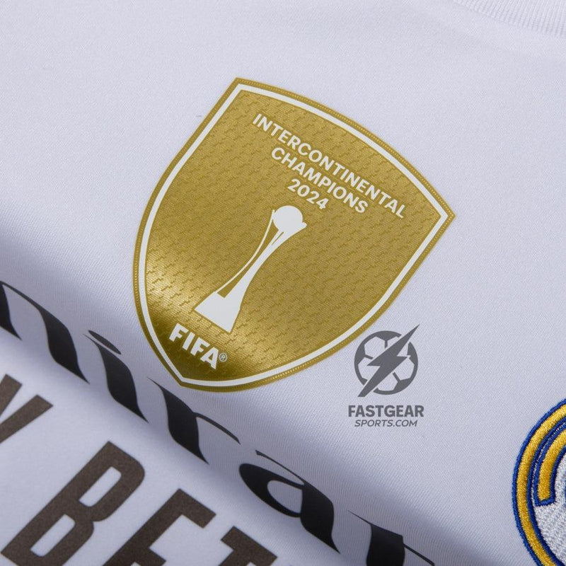 Real Madrid Home Bellingham 5 Fan Jersey 2025/26 FIFA Intercontinental Champions Patch