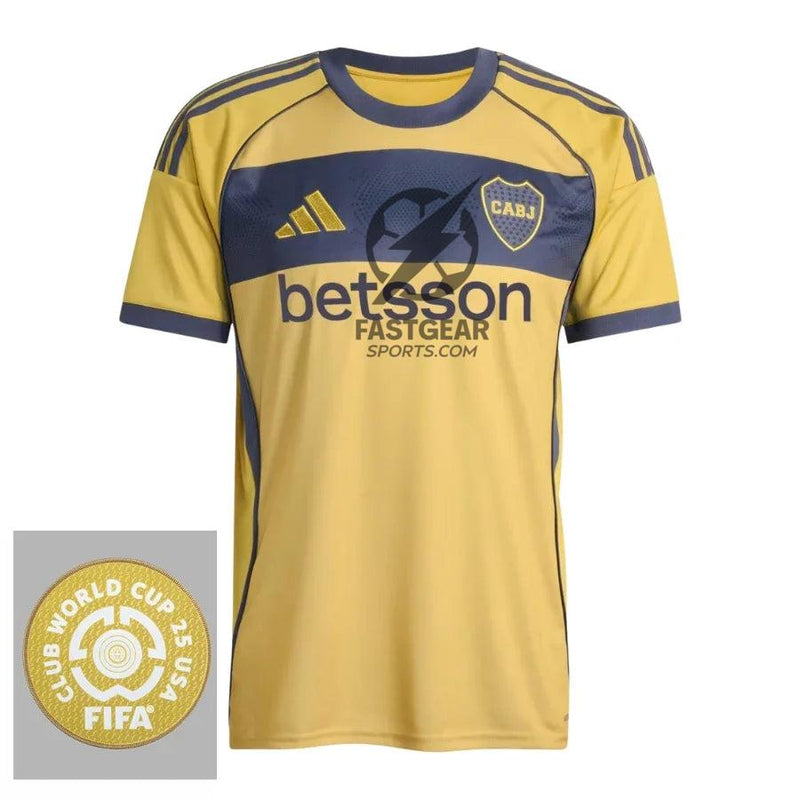 Boca Juniors Away Fan Jersey 2025/26 Patch Club World Cup