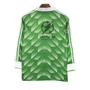 Germany Retro Away 1990 Long Sleeve Fan Jersey