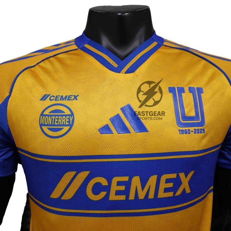 Tigres UANL Home Authentic Player 2025/26