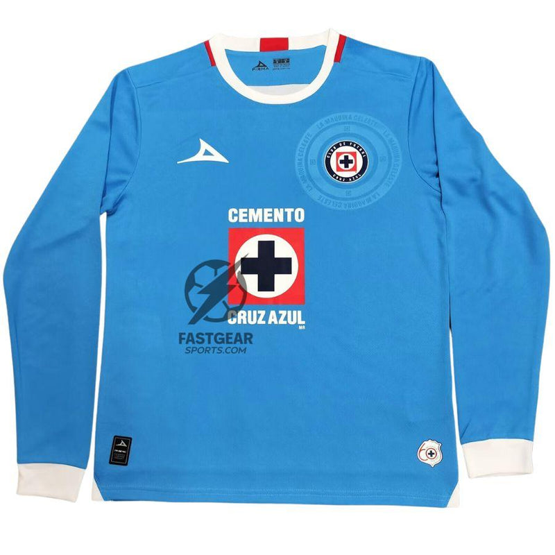 Cruz Azul Home Long Sleeve Fan Jersey 2024/25