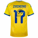 Ukraine Home Zinchenko 17 Fan Jersey Shirt 2026-2027