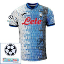 Atalanta Fan Jersey 2024/25 Patches UCL UEFA Foundation (Official Printing)