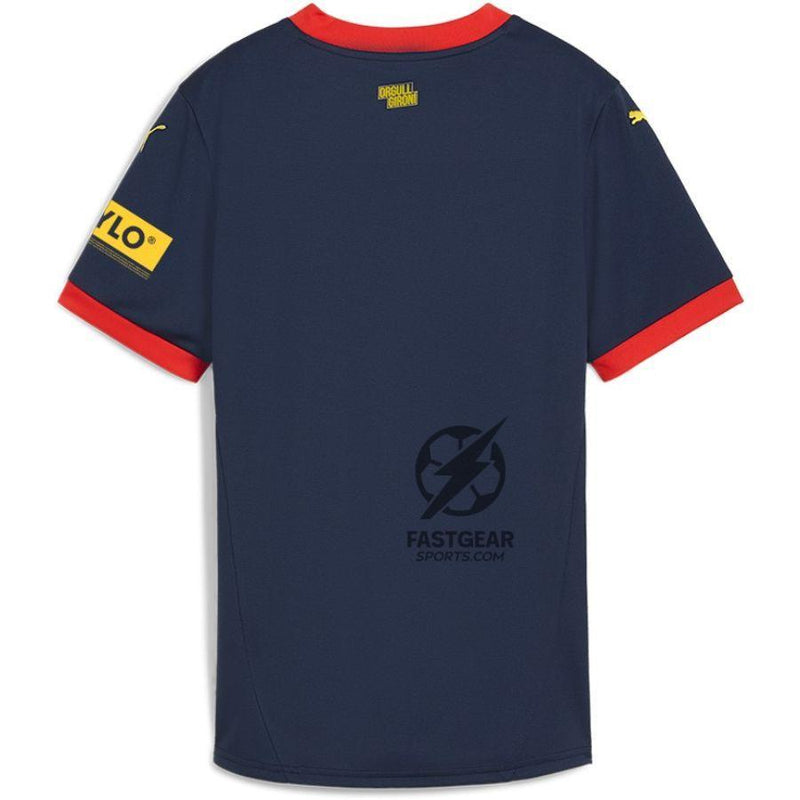 Girona Away 2024/25 Patches UCL UEFA Foundation (Official Printing)