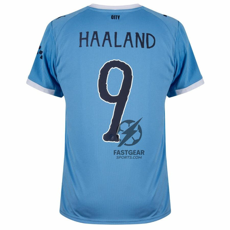 Manchester City Home Haaland 9 Fan Jersey 2025/26