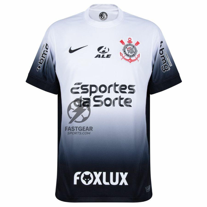 Corinthians Memphis 94 Home Fan Jersey 2024/25 Full Sponsor (Official Printing)