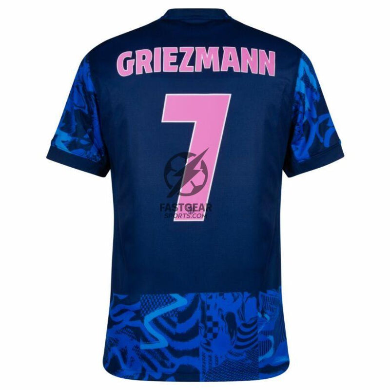 Atlético Madrid Third Fan Jersey 2024/25 Patches UCL UEFA Foundation (Official Printing)
