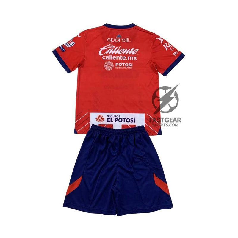 Kids KIT Atlético San Luis Home Fan Jersey 2024/25