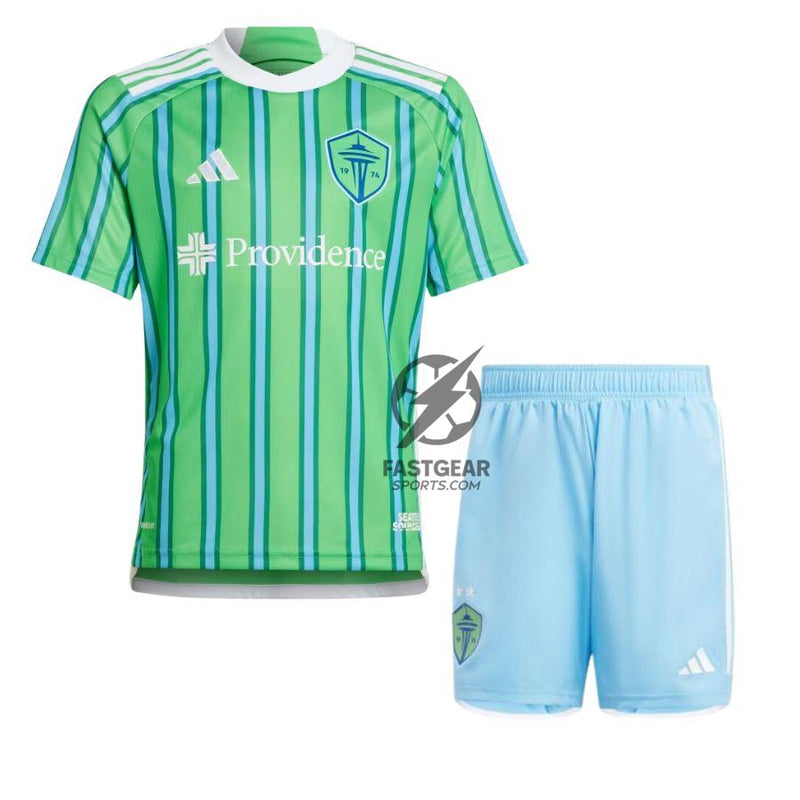 Kids Kit Seattle Sounders FC Home Fan Jersey 2025/26