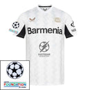 Bayer 04 Leverkusen Away Fan Jersey 2024/25 Patches UCL UEFA Foundation (Official Printing)