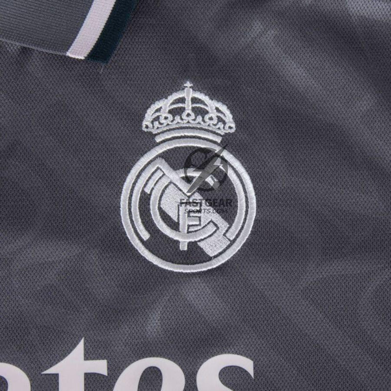 Real Madrid Third Fan Jersey 2024/25 Patches UCL UEFA Foundation (Official Printing)
