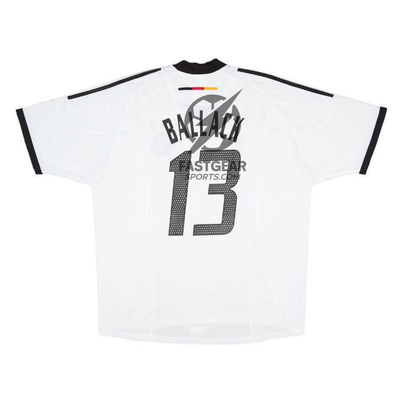 Germany Ballack Retro Home 2002/03 Fan Jersey
